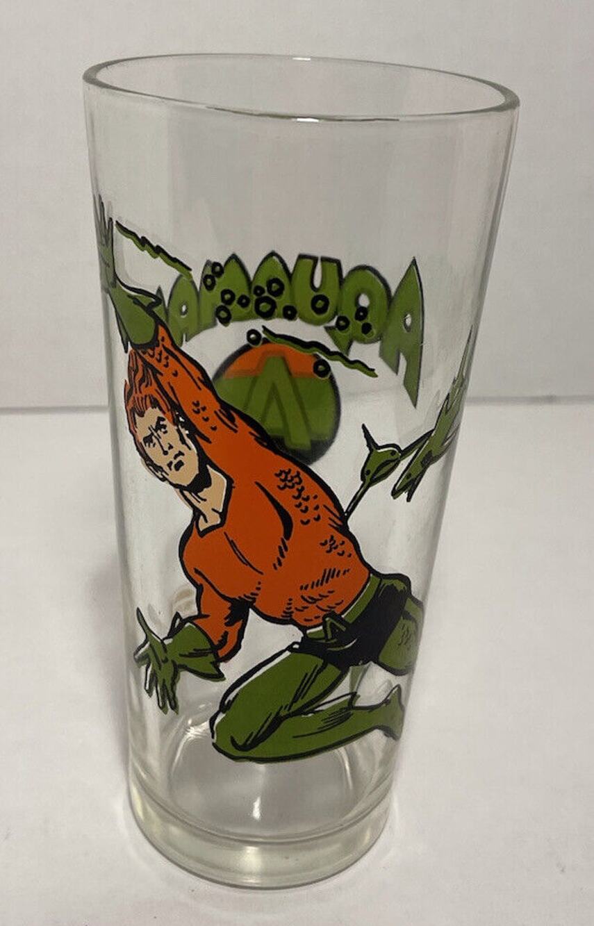 1978 Aquaman Pepsi Collector Series Comic Glass DC Comics